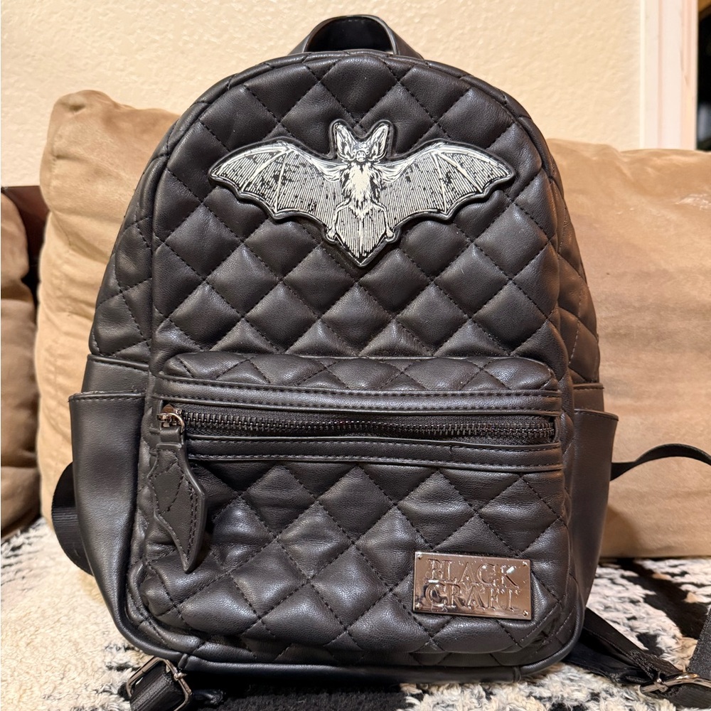 Blackcraft Cult Quilted Bat Mini Backpack